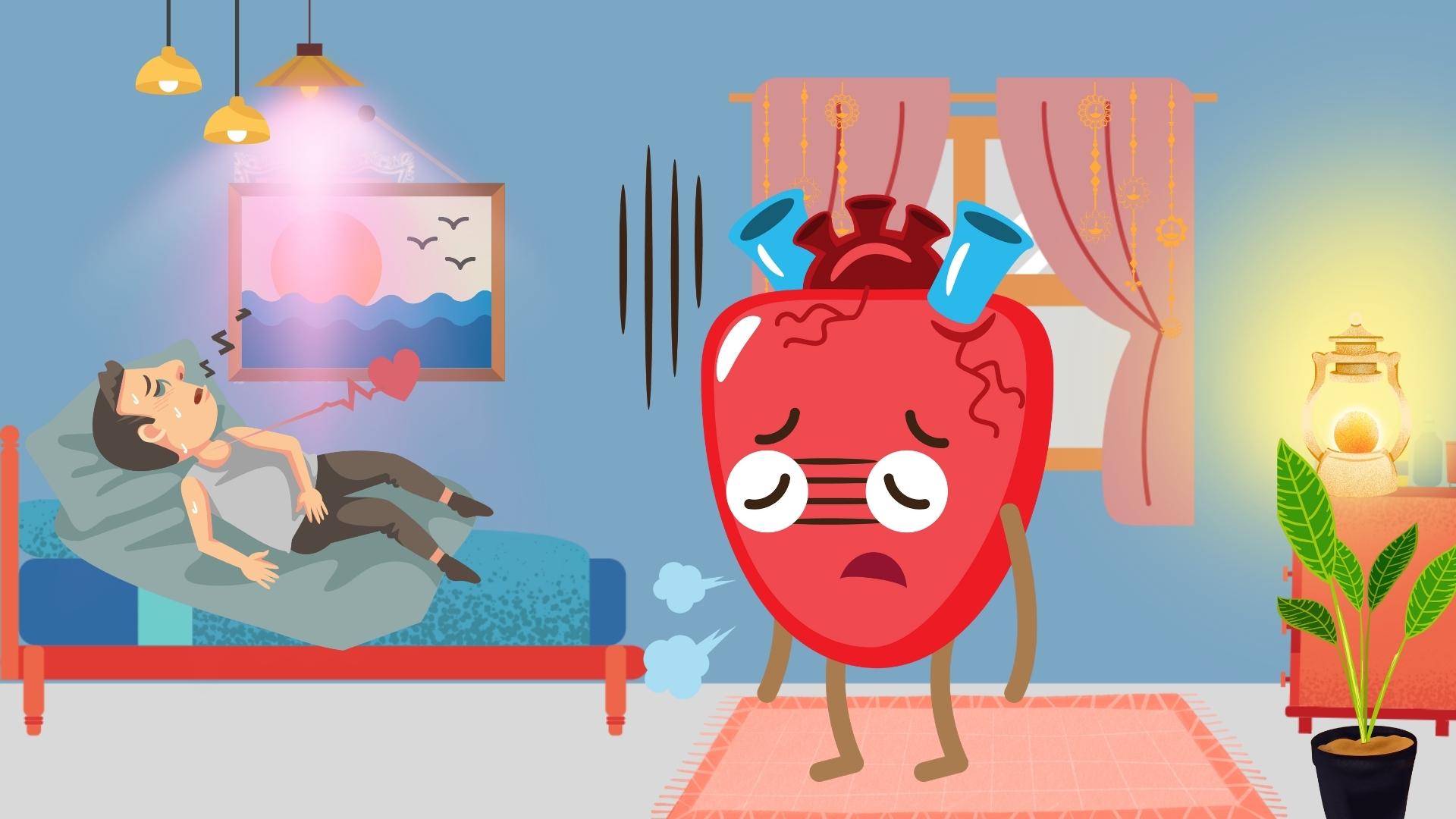 Anh sang phong ngu co the dang am tham lam ton thuong trai tim ban. Do hoa: Minh Vu