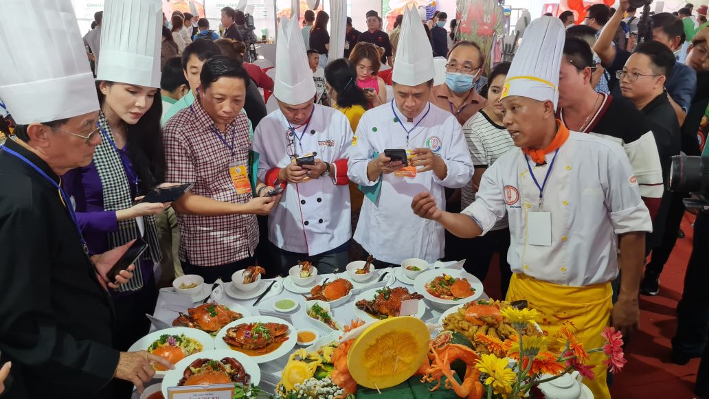 Le hoi lan nay cung to chuc hoi thi cac mon ngon che bien tu cua Ca Mau. Anh: Nhat Ho