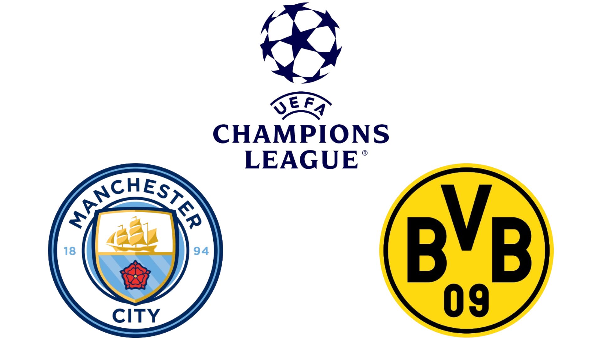 Man City against Dortmund in the Champions League. Graphics: Van An