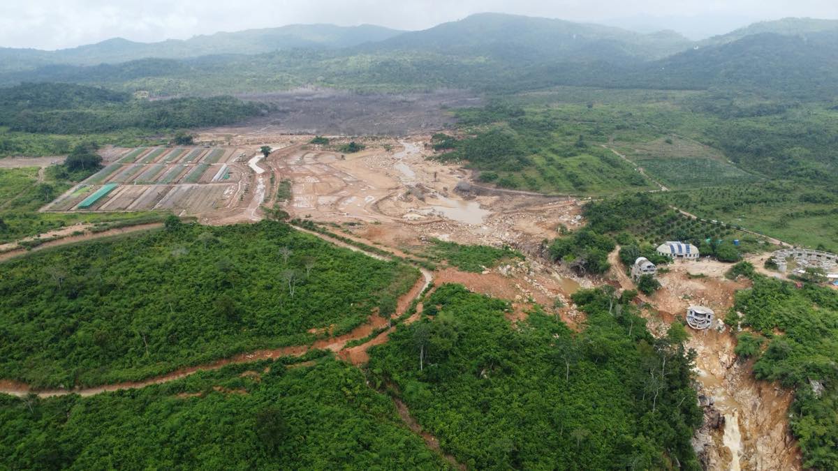 Mot goc cua du an khi nhin tu tren cao. Anh: Duy Tuan