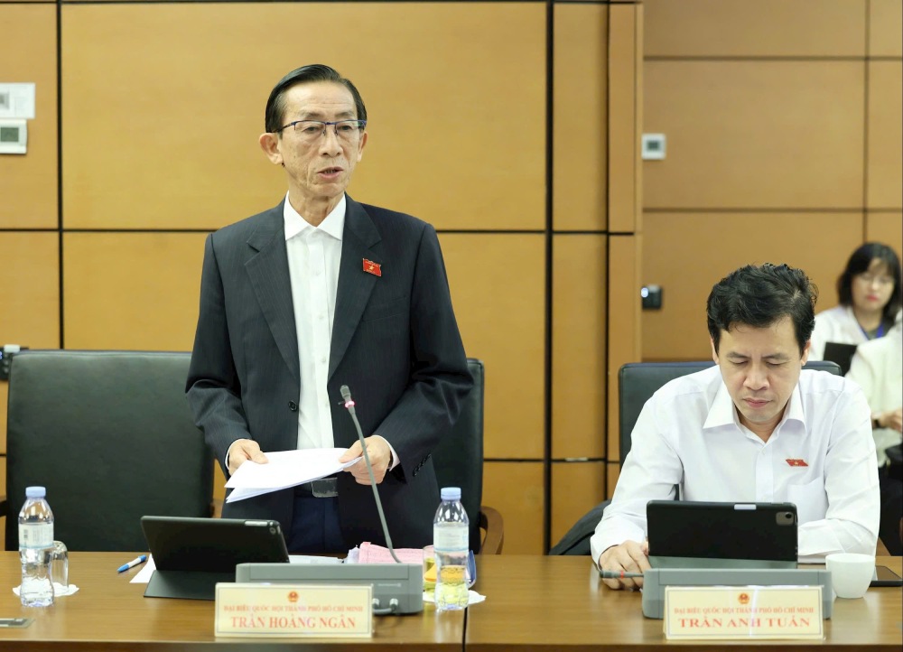 Dai bieu Tran Hoang Ngan. Anh: Pham Dong