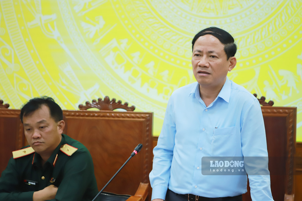 Chairman of Gia Lai Provincial People's Committee Pham Anh Tuan is the Head of the Steering Committee of the Forward Command Department. Photo: Hoai Phuong