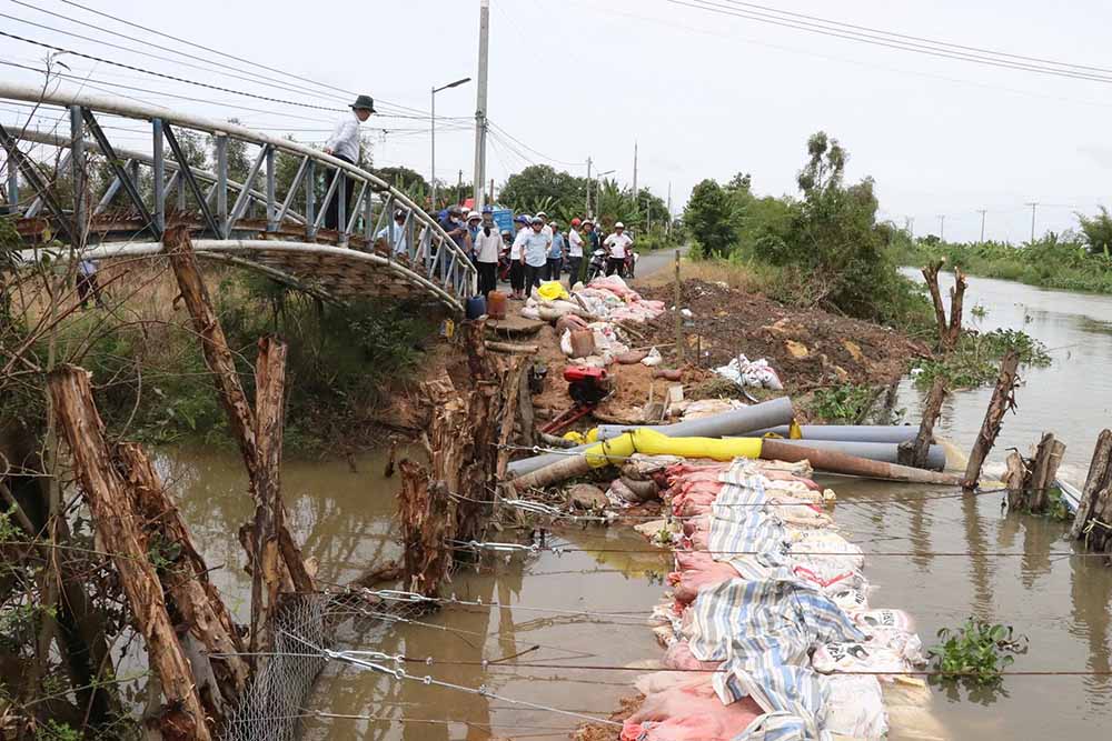 タイニン省は自然災害により大きな被害を受けました。写真: グエン・クアン