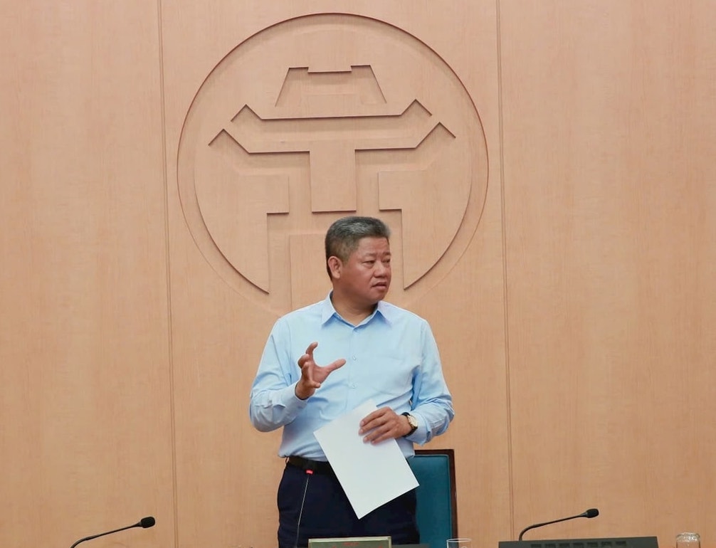 Lanh dao Ha Noi khan truong giai toa cho coc, cho tam. Anh: Thanh Hien 