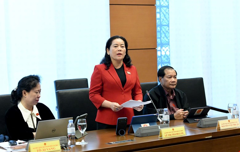 Dai bieu Quoc hoi Le Thi Thanh Lam. Anh: Pham Dong