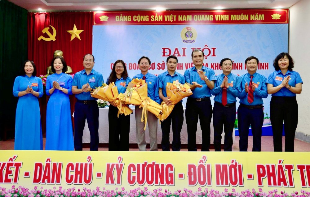 Ha Tinh General Hospital Trade Union organizes the 10th Congress. Photo: Ha Tinh Trade Union
