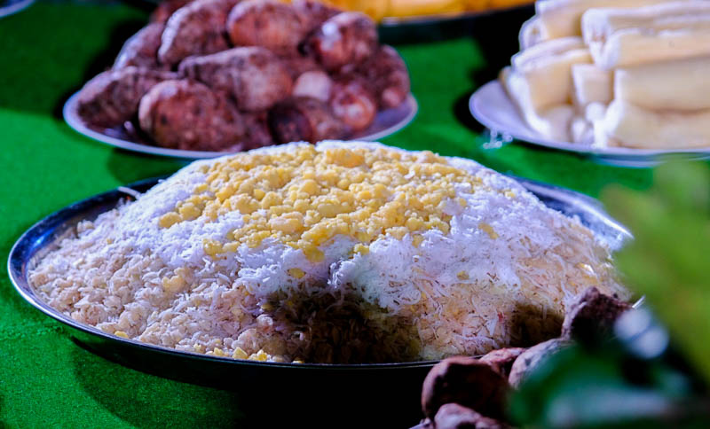 Com dep duoc lam tu nep moi, tuong trung cho loi ta on mua mang va uoc vong nam moi thuan hoa. Anh: Phuong Anh