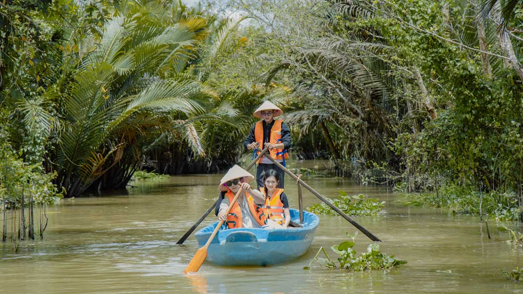 Cantho Eco Resort long ghep cac yeu to van hoa vao san pham, dich vu de tang trai nghiem cho du khach. Anh: Cantho Eco Resort 