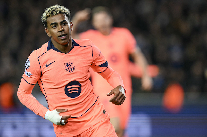 バルセロナはクラブ・ブルージュの本拠地で勝ち点1を獲得しただけだった。写真：AFP