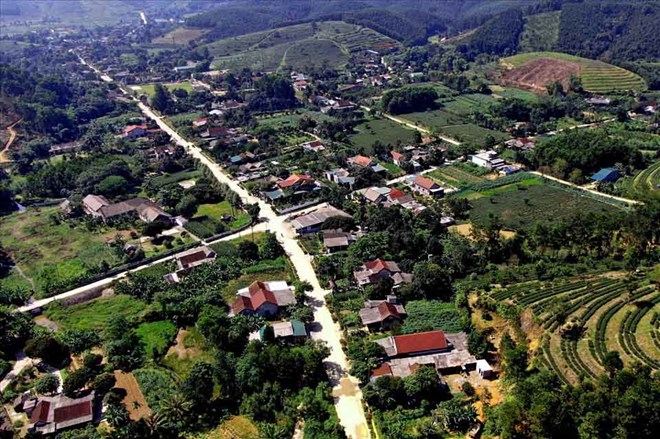 Ha Tinh is about to start construction of 2 boarding schools for primary and secondary schools in the border commune. In the photo is the border commune of Son Kim 2, Ha Tinh province. Photo: Minh Ly.