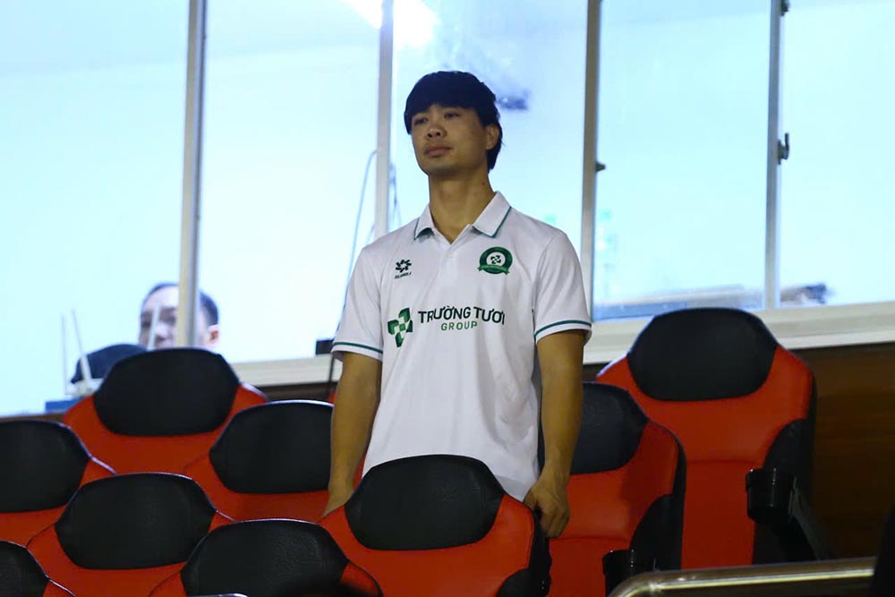 Cong Phuong is still recovering from injury. Photo: Thanh Vu