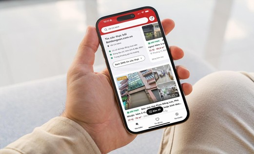 Tin dang xac thuc tren Batdongsan.com.vn giup han che toi da tinh trang tin gia, tin ao. Anh: Batdongsan.com.vn