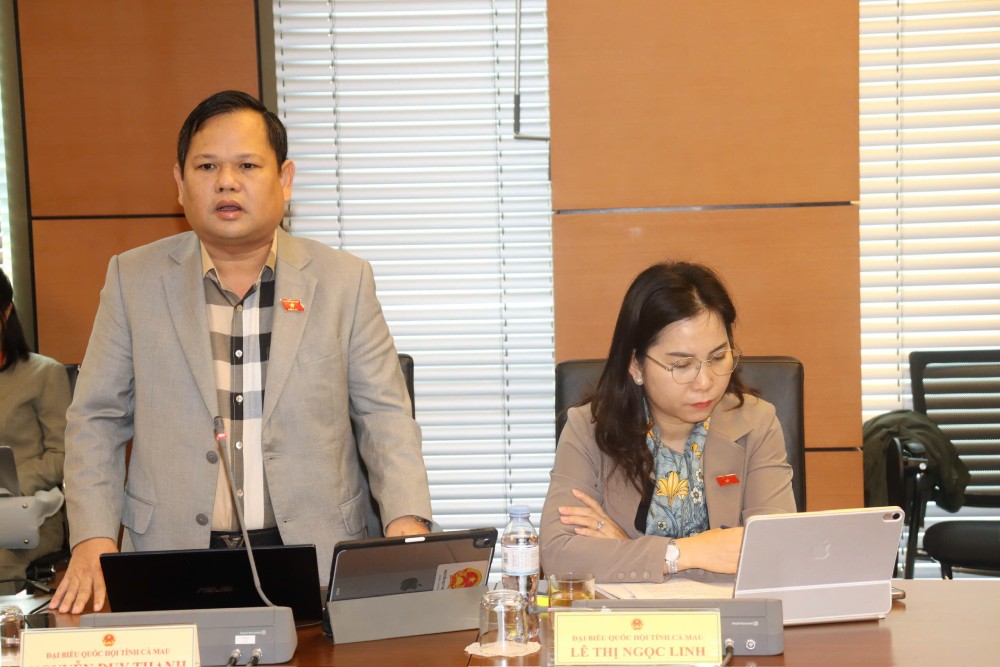 Dai bieu Nguyen Duy Thanh. Anh: Pham Dong