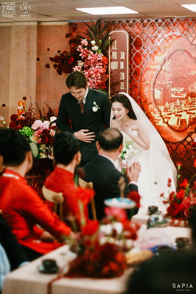 Dinh Tu va Ngoc Huyen thuc hien le an hoi, le vu quy vao sang 30.10. Anh: 7799 Wedding