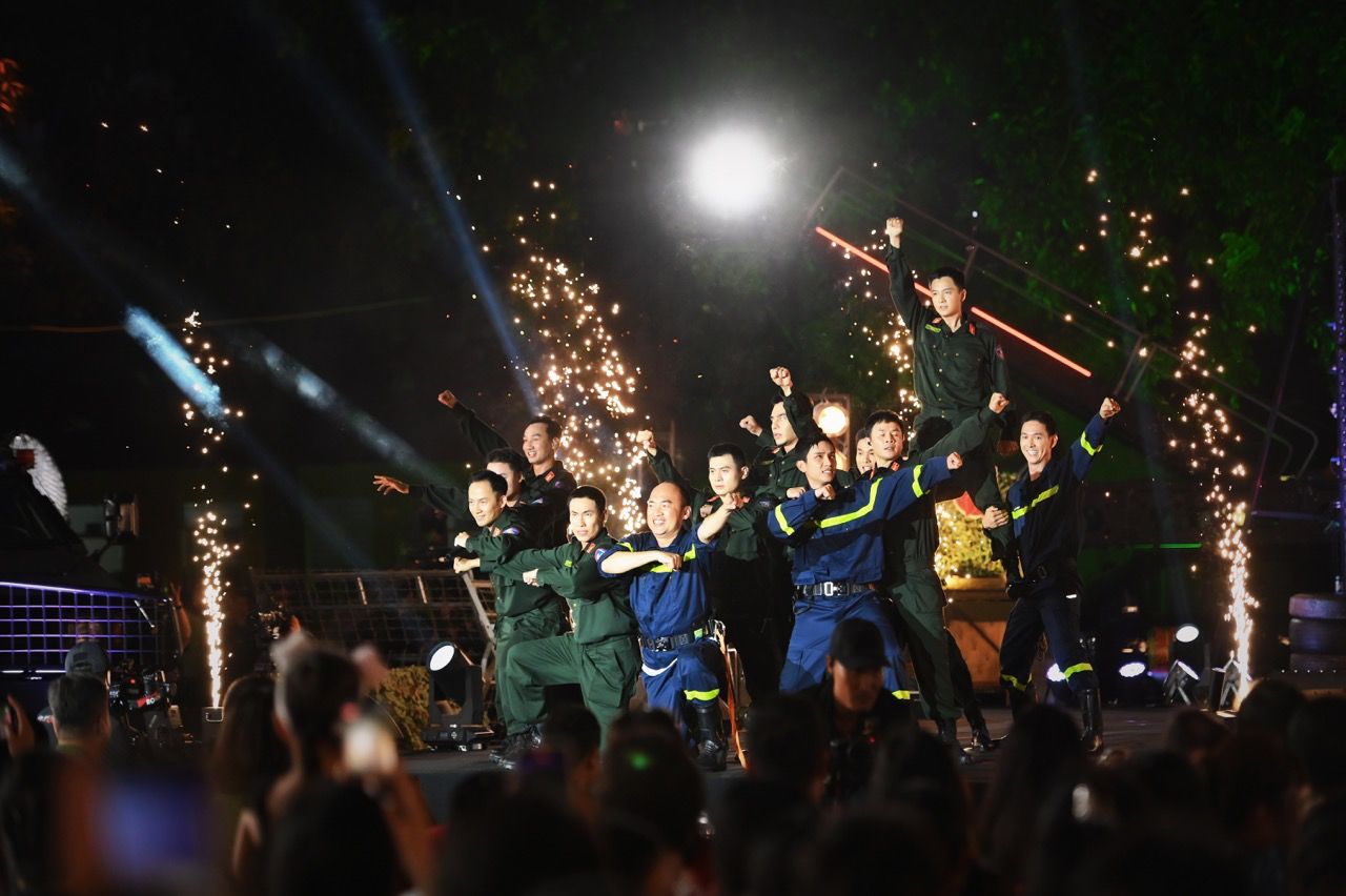 Tien Luat trong chuong trinh. Anh: Nha san xuat.