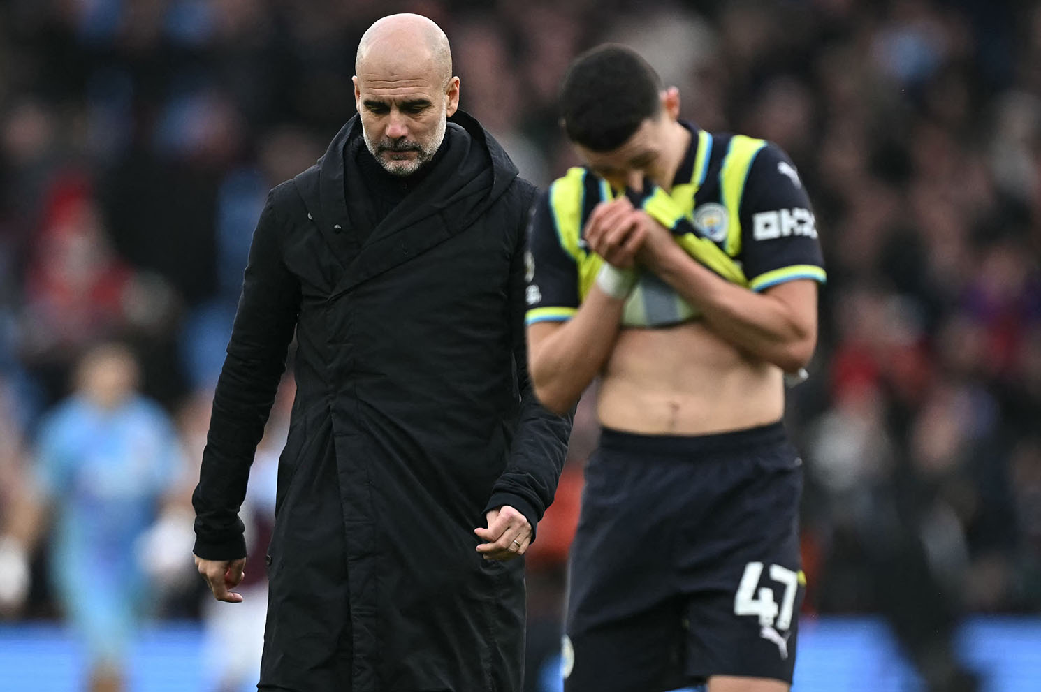 Guardiola han se rat hai long khi Foden lay lai phong do. Anh: AFP