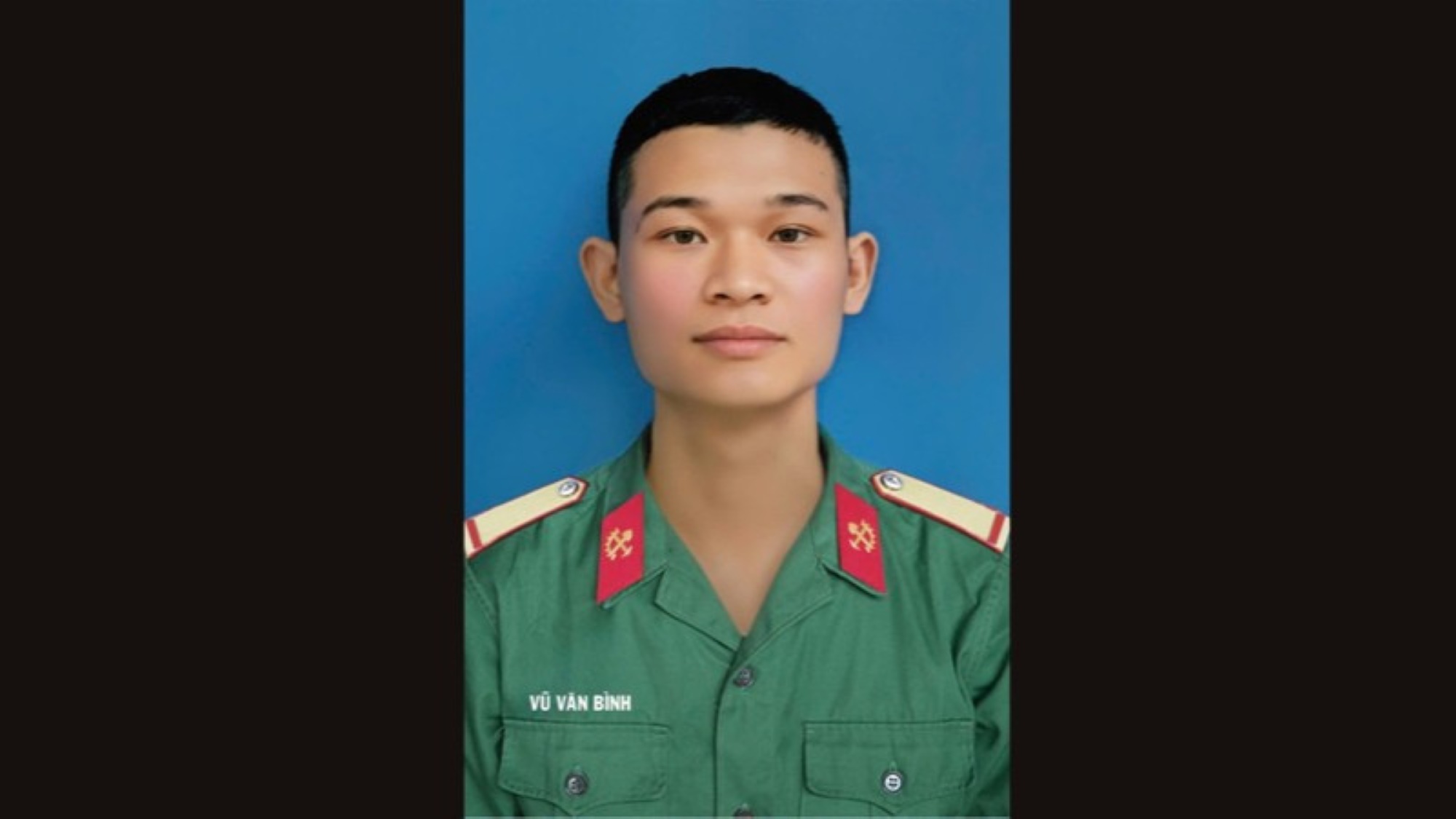 Sergeant Vu Van Binh died while performing his duties in Co To. Photo: Van Dam
