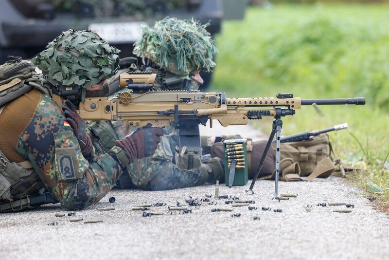 The prolonged conflict in Ukraine has boosted sales and profits of German arms company Rheinmetall. Photo: AFP