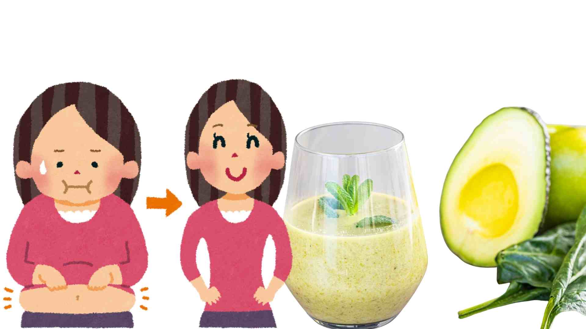 Spinach avocado smoothie is a breakfast that helps reduce visceral fat. Graphics: Ha May