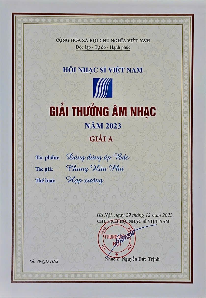 Giai A tai Lien hoan am nhac toan quoc (dot 1.2023) do Hoi nhac si Viet Nam to chuc. Anh: NVCC