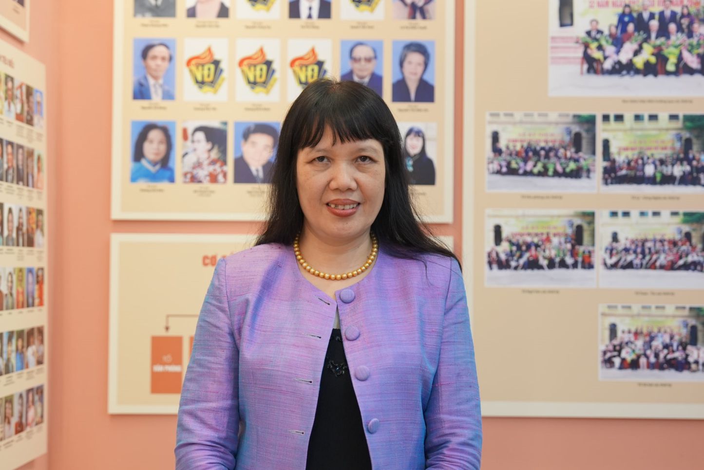 Co giao Nguyen Boi Quynh - Hieu truong truong THPT Viet Duc. Anh: Dinh Hiep