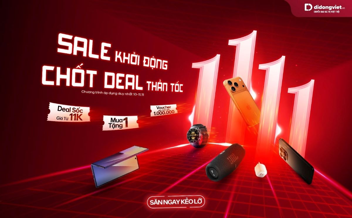 The double sale at Di Dong Viet system will take place on November 10 and 11. Photo: DNCC