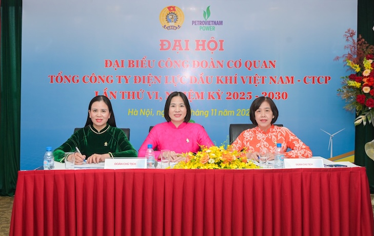 The 6th Congress, term 2025-2030, PV Power Trade Union determined to continue innovating the content and methods of operation, taking workers as the center. Photo: Minh Duc