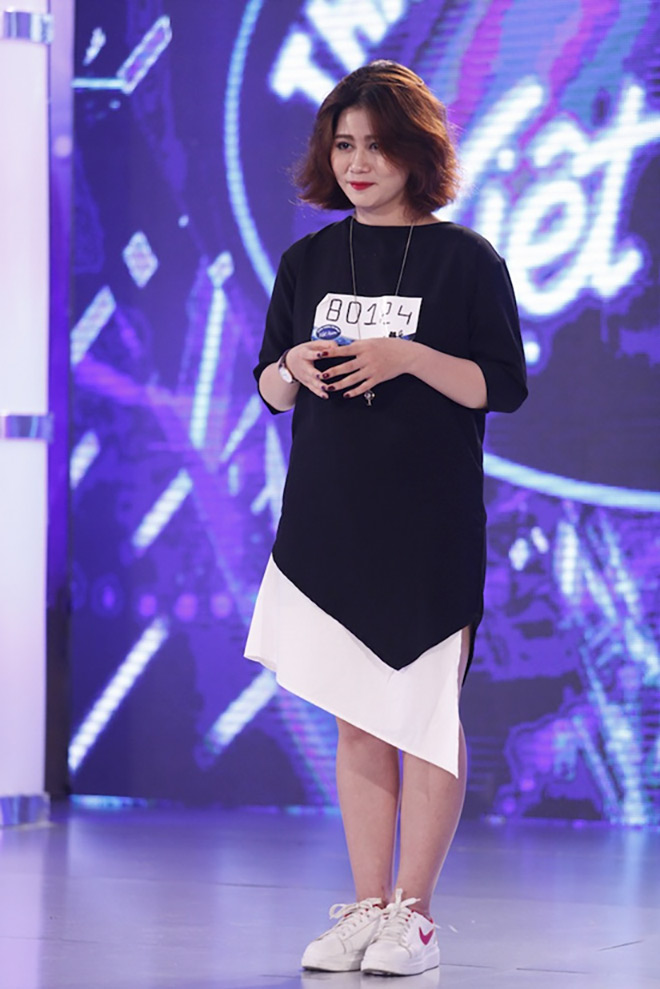 Thao Nhi khi thi Vietnam Idol 2016. Anh: Nha san xuat
