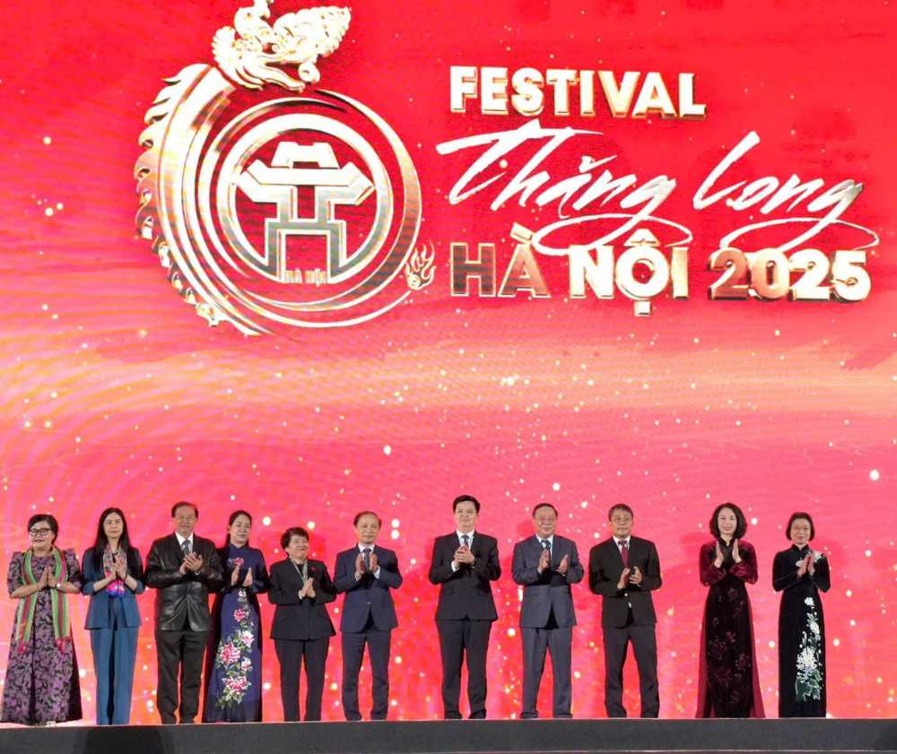 Cac dai bieu tham du Le khai mac Festival Thang Long - Ha Noi 2025. Anh: Viet Thanh