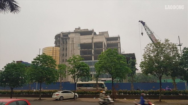 Du an Habico Tower do Cong ty co phan Hai Binh - doanh nghiep dang no thue gan 83 ti dong lam chu dau tu. Anh: Song Anh