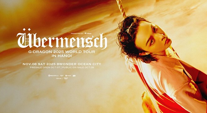 2 dem concert cua G-Dragon se dien ra tai Hung Yen vao ngay 8 va 9.11. Anh: Ban to chuc