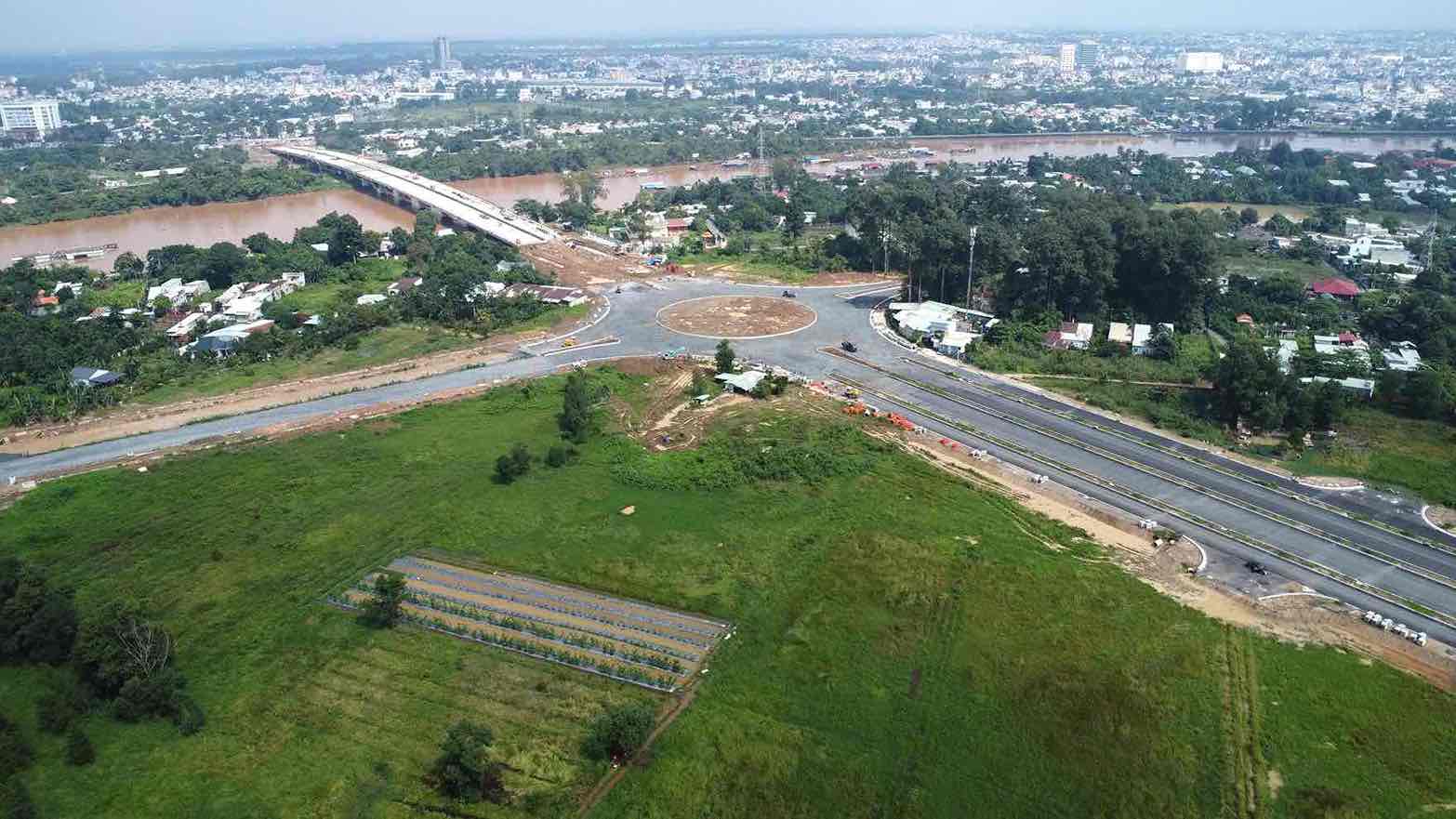 ビエンホア市（現ドンナイ省チャンビエン区）の中央幹線道路プロジェクトが具体化した。写真：HAC