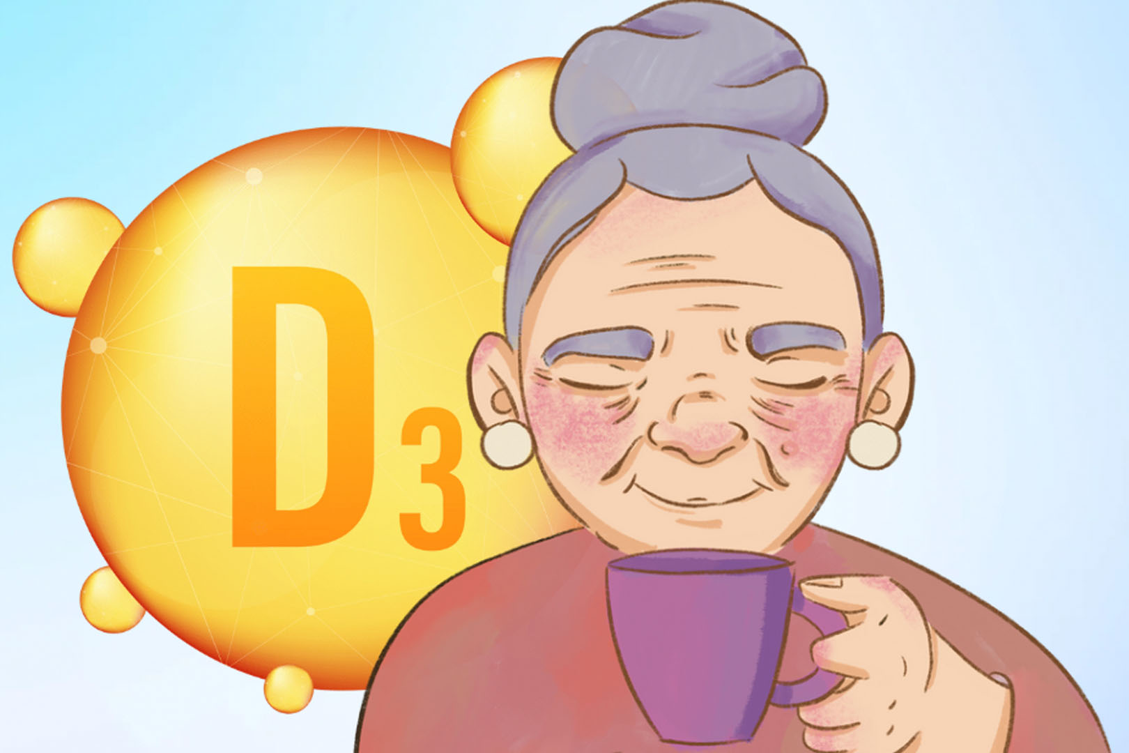 After age 40, vitamin D3 should be supplemented to stay healthy every day. Graphics: Thien Nhan