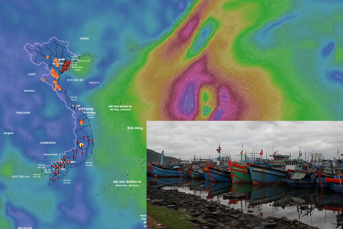 Xuất hiện dải hội tụ nhiệt đới trên Biển Đông, dự báo diễn biến thời tiết xấu