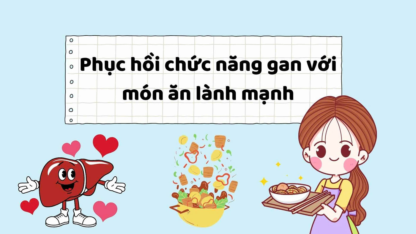 Repair liver function with healthy dishes