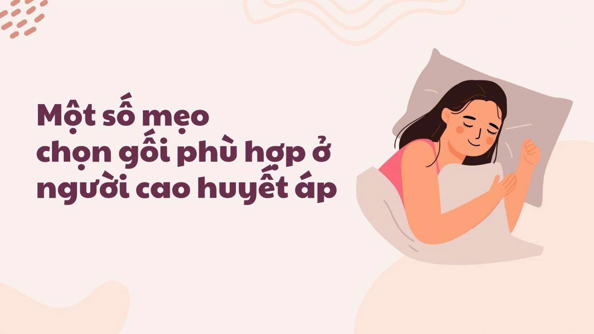 Some tips for choosing the right sleeping pillow for people with high blood pressure