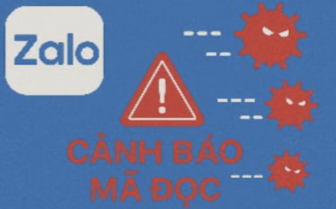 malware warning on Zalo. Graphic photo: Hung Tho