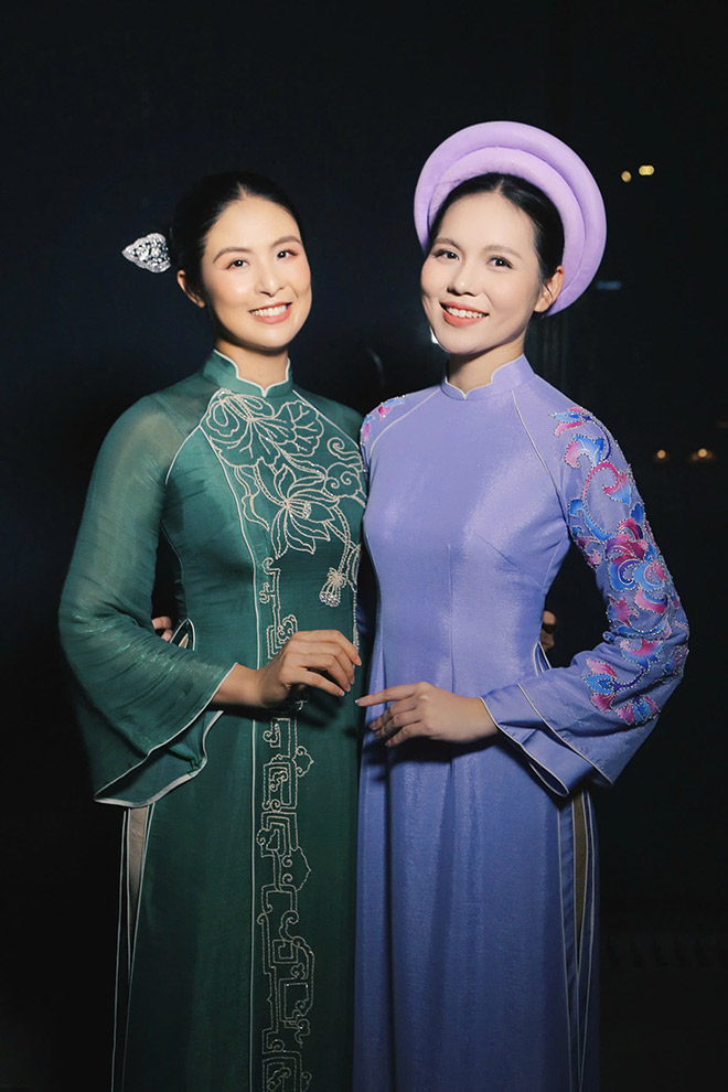 Hoa hau Ngoc Han va Hoa hau Luong Ky Duyen. Anh: Nhan vat cung cap