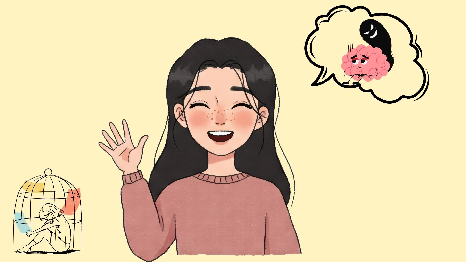 Tac hai cua tich cuc doc hai den tam ly. Do hoa: Bao Anh