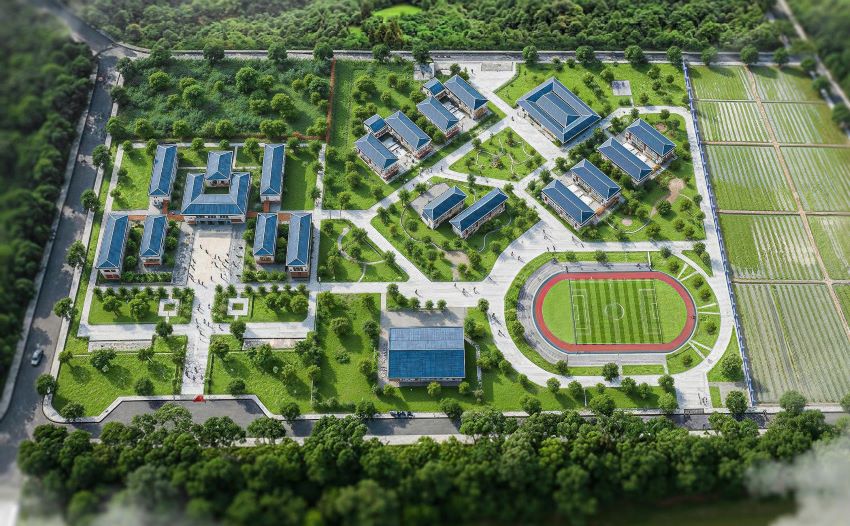Photo of the Huong Phung Primary and Secondary Boarding School project. Photo: H.Nguyen
