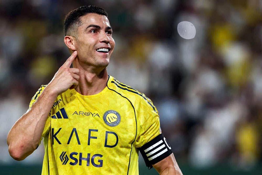 Cristiano Ronaldo maintains his form for Al-Nassr. Photo: AFP