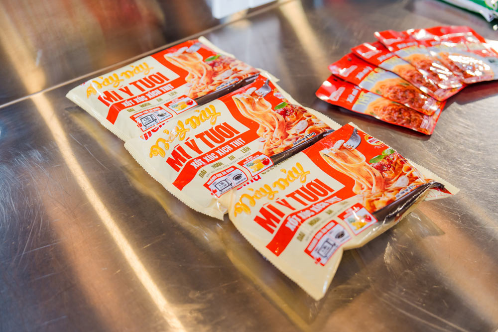 ements of Fresh Yogurt sausage, one of the new products of Nisshin seifun Welna. Photo: Provided by the enterprise