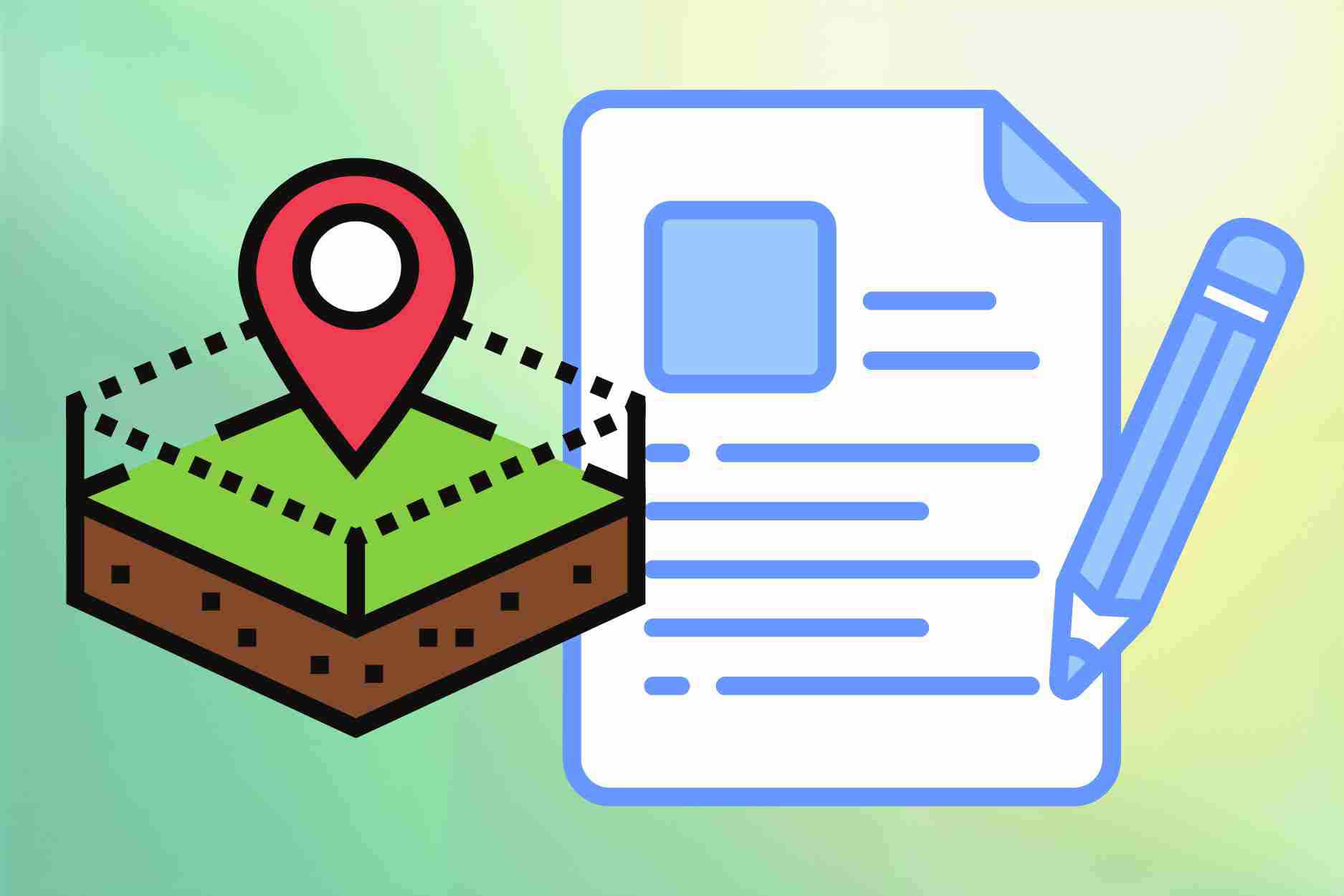 토지 사용 목적 변경을 위해 토지 이용권 증명서에 이름이 있는 사람의 이름을 모두 기재해야 할 때