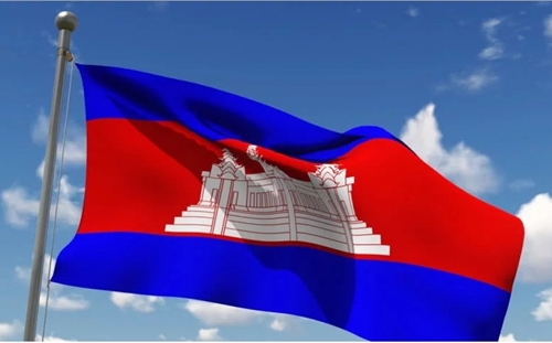 Cambodia's national flag. Photo: VNA