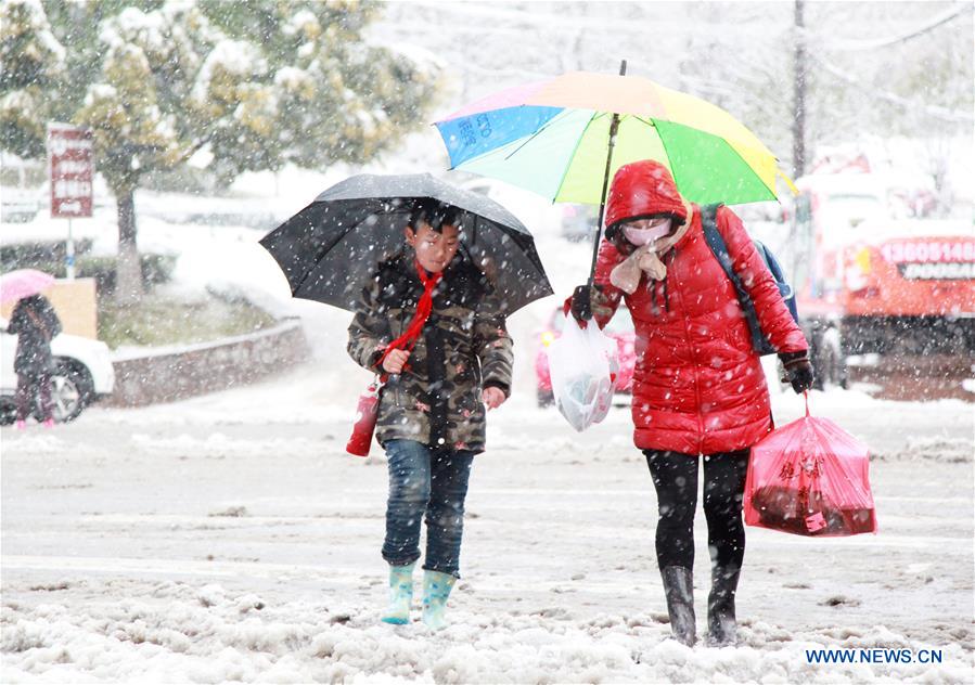 Information about the "super cold winter" this year has been circulating on Chinese social networks. Photo: Xinhua