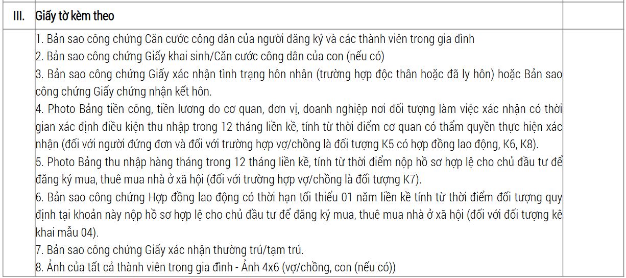 Huong dan nop ho so voi cong nhan, nguoi lao dong dang lam viec tai doanh nghiep, hop tac xa, lien hiep hop tac xa trong va ngoai khu cong nghiep (Khoan 6 - Dieu 76 Luat Nha o 2023). Anh: Handico