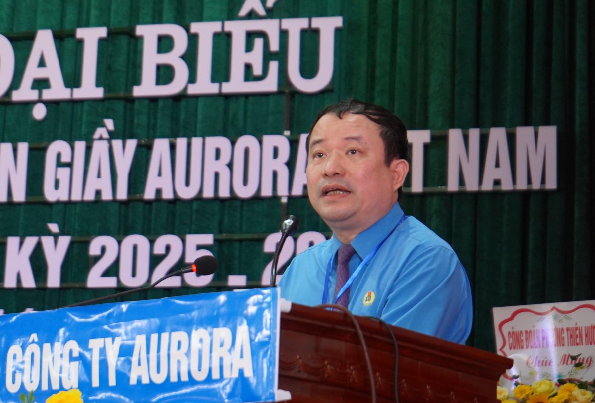 Ong Nguyen Anh Tuan - Chu tich LDLD TP Hai Phong phat bieu chi dao. Ảnh: Mai Dung