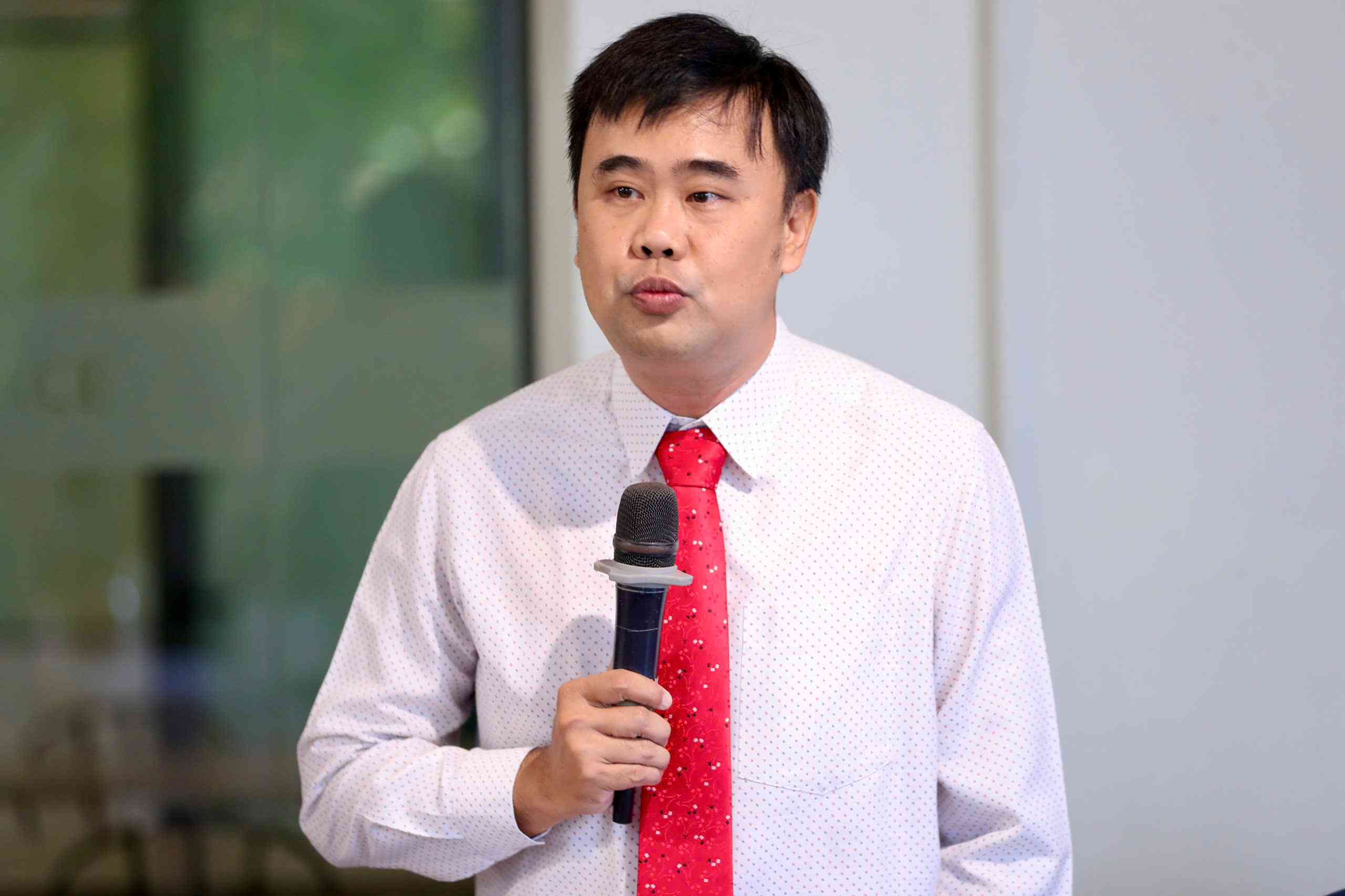 TS Duong Ton Thai Duong, Pho Ban Dao tao Dai hoc Quoc gia TPHCM chia se tai Job Link 2025. Anh: Hoang Trieu