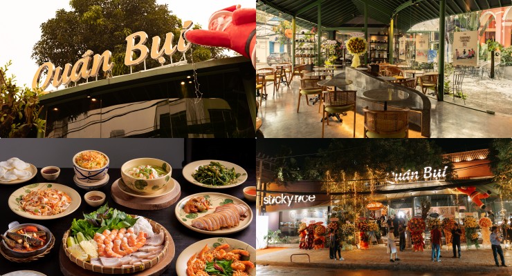 Enjoy cuisine and coffee at Quan Bui Group Complex. Photo: Provided by the unit.