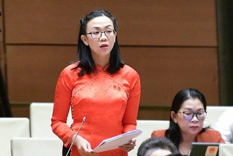 Dai bieu Quoc hoi Trinh Tu Anh. Anh: Tuong Van